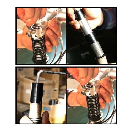 Fourche De Guidon Élévateur En Alliage D'aluminium Noir Pour 2