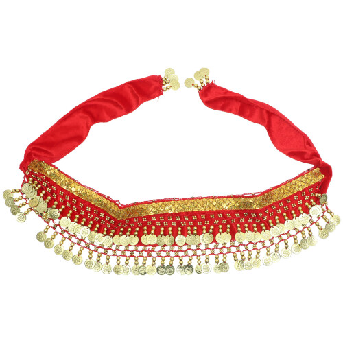 Bellydance Hip Sjaal Met Muntjes