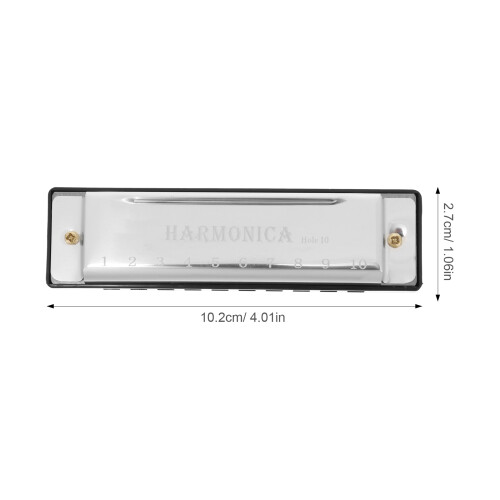 Harmonica 10 Trous 20 Tons Pour Débutant Instrument De 1