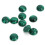 20 Pièces 4 Mm Pierre Malachite Rond En Verre Pour 11
