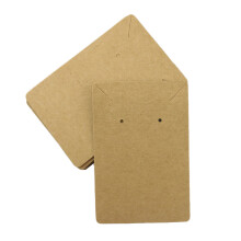 20 Sztuk 6X9 Cm Kartoniki Kraft Na Kolczyki I Naszyjniki