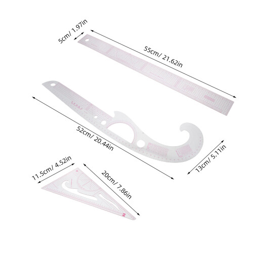 3Pcs Régua Para De Roupas, 1