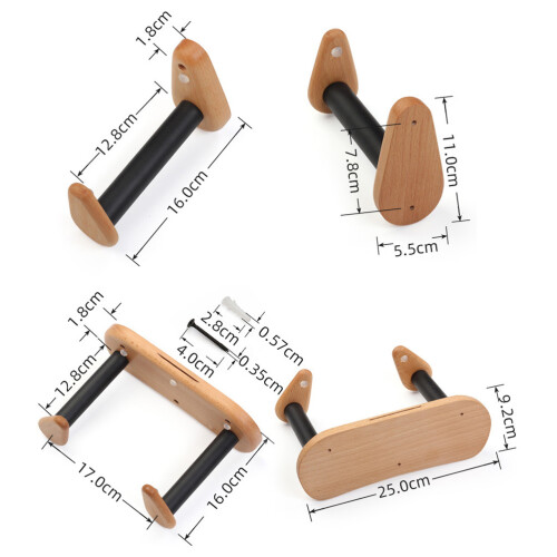 Suporte De Parede Para Guitarra Com Gancho E Estilo Dividido 1