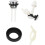 Toilet Push Button 38mm Thread Diameter Single Push Flushing Button Replacement Water Button For Toilet Bathroom Cistern 3