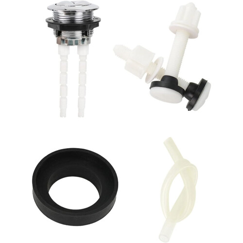 Toilet Push Button 38mm Thread Diameter Single Push Flushing Button Replacement Water Button For Toilet Bathroom Cistern 2