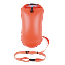 Water Float For Swimmer Snorkelers Inflatable Dry Bag Air Bag With Waist Belt Swim Buoy For Water Sports