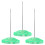 3 Pièces Support Plastique Droit Pour , , , Poteau Rigide 3