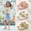 1 Paire Chaussures Enfants Semelle Fleurs Or 32 11