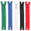 5 Pezzi Strisce Cerniere Da Cucire Con Coulisse Colorate 11