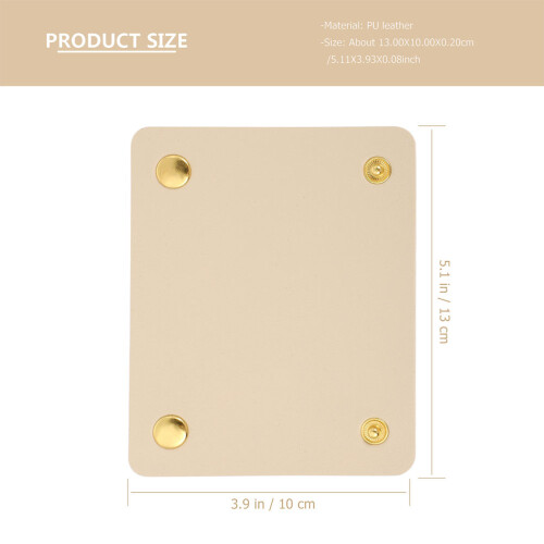 2 Pièces Protecteur De En Cuir PU Pour Sac 1