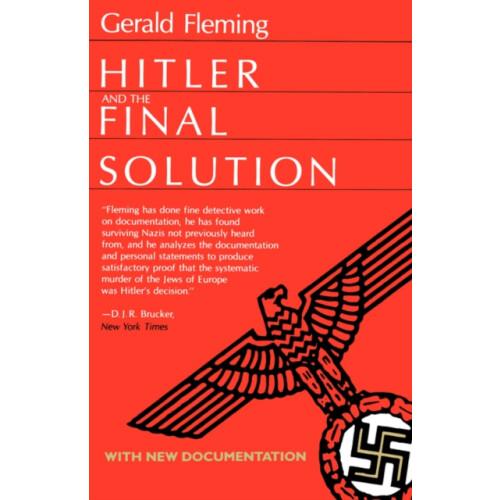 Hitler and the Final Solution by Gerald Fleming Paperback Book