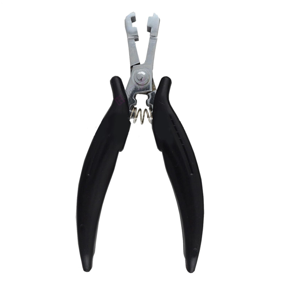 Unisex Hair Extensions Pliers Stainless Steel Beads Closer Tool 6Mm Bead Size Length 5.51In Professional Salon Grade