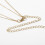 Simple Body Chain Geométrica De Malla Para Mujer (Dorado) 6
