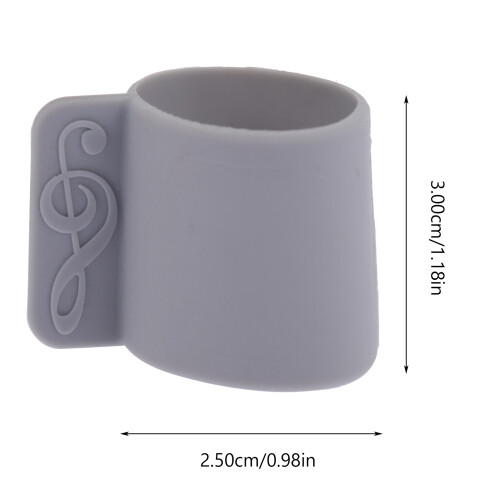 Silicone Attache-Anche Pour Saxophone Anneau De Fixation 1