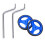 Set Resistenti Per Ruote Ausiliarie 12 Pollici 6