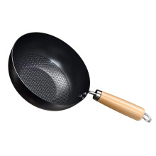 Small Non Stick Wok Pan Chinese Style With Ergonomic Handle Easy To Clean Kitchenware For Frying Boiling Daily Cooking