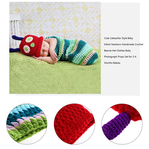 Chapéu De Bebê Recém-Nascido Crochê , 3-6 Meses 1