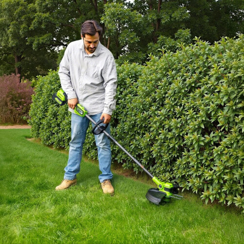 Greenworks 24V Grass Trimmer 33cm Gen. II - 4Ah Battery 1
