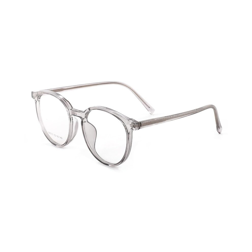 Blue/Light/Gray Anti Retro Round Reading Glasses, Anti Glare Computer Readers, Presbyopic Reading Glasses, Size +100
