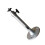 Adjustable Projector Ceiling Bracket Aluminum Alloy 180mm Height Ceiling/Wall Mount 1