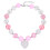 1 Pièce Collier Perles Colorées Enfilées Pour Enfants Rose 2