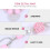 1 Pièce Collier Perles Colorées Enfilées Pour Enfants Rose 8