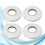 4 Pellicola Bifacciale 2 Cm Bianco Per 9
