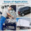 2 Pezzi Stop Control Nera Antiscivolo 7