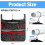 Flexible Poolside Storage Solution Mesh Bag Durable Mesh Poolside Organizer Large Hooks For Wet Items Hanging Storage 5