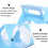 10Pcs Transparent Plastkakacontainer Ballform Engångs Mousse Ball Blå 2