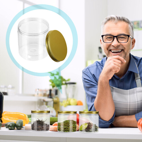20St Mond Plastic Bewaarflessen Voor Thee En Creme 1