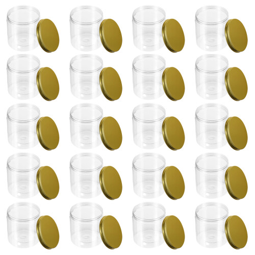 20St Mond Plastic Bewaarflessen Voor Thee En Creme 2