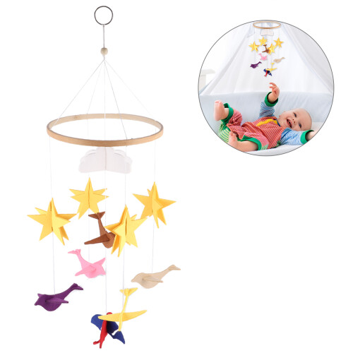 1 3D Windbel Hangobject Decoratie Kinderbed 2