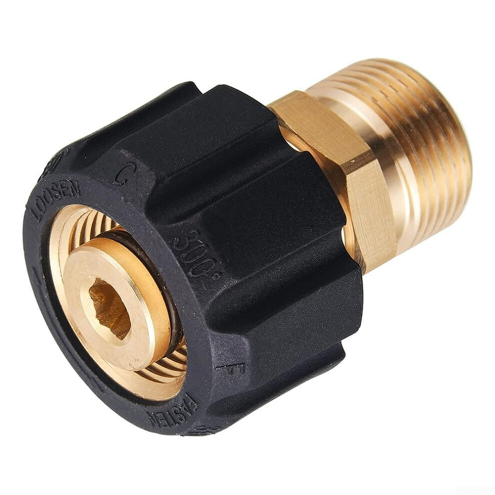 M22 15 Inner To 14 Outer Connector, Pressure Washer Adapter, M22x1.5 To 14Mm Outer 9393856494231