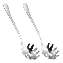 2Pcs Multi-Functional Pasta Server Noodle Spoon Kitchen Utensil For Home Restaurant Use Two-Piece Pasta Server