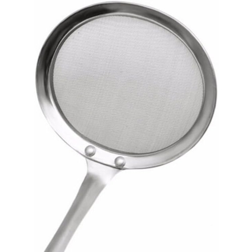 Stainless Steel Strainer Spoon, Long Handle, Bubble Filtering For Soup, Soup Straining Tool 2