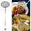 Stainless Steel Strainer Spoon, Long Handle, Bubble Filtering For Soup, Soup Straining Tool 2