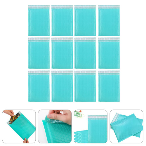 25Pcs Waterproof Blue Bubble Mailers Self-Sealing Padded Envelopes 2