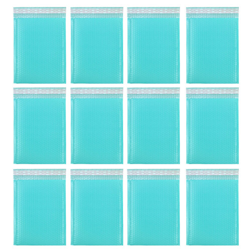 25Pcs Waterproof Blue Bubble Mailers Self-Sealing Padded Envelopes 1