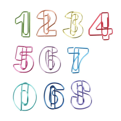 10 Pezzi Fermacarte Semplici Per 2