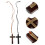 2Pcs De Cruz Para Carro 9