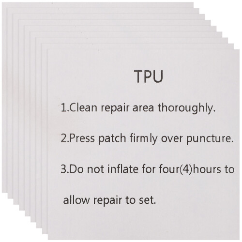 10 Folhas De Tpu Para De Produtos Infláveis