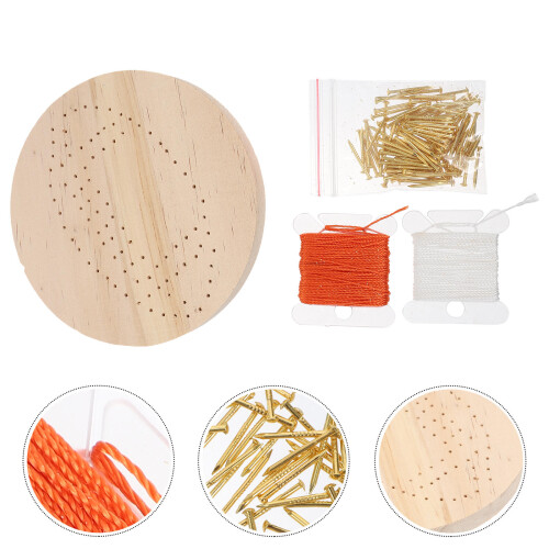Conjunto De Artesanato Com Corda E Unhas, Kit 2