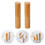 2 Pezzi Tubo in Bamboo per Rossetto Te e Gloss Labbra 6