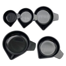 Weighing Bowls Trays Pack Of 5 Narrow Spout For Liquids And Powders In Sizes Kitchen And Lab Use Refill Powder Dispenser
