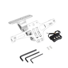 Universal Motorcycle LED License Plate Holder