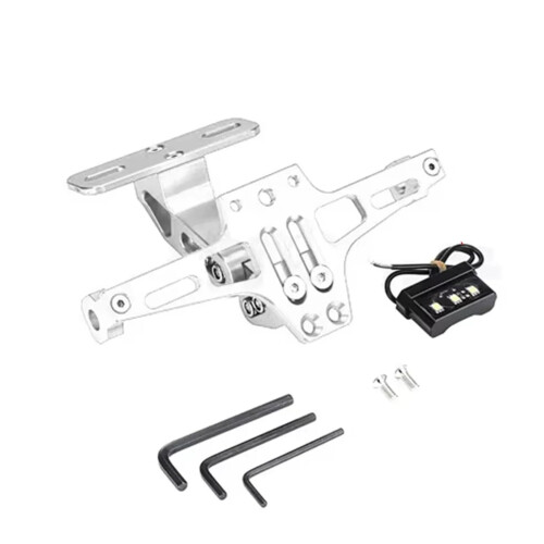 Universal Motorcycle LED License Plate Holder