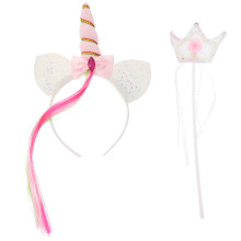 One Set Of Decorative Fairy Wand And Hairband For Girls