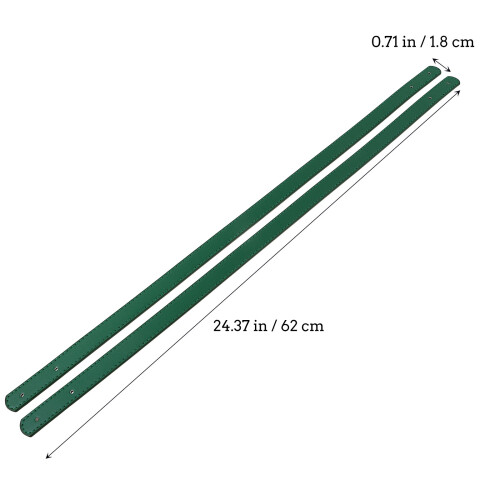 2 Set Manici Per Borsa A Spalla Con Rivetti 1