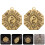4 Pezzi Ciondoli Trigramma In Per Chiavi 5